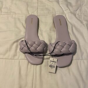 NWT express lavender sandals